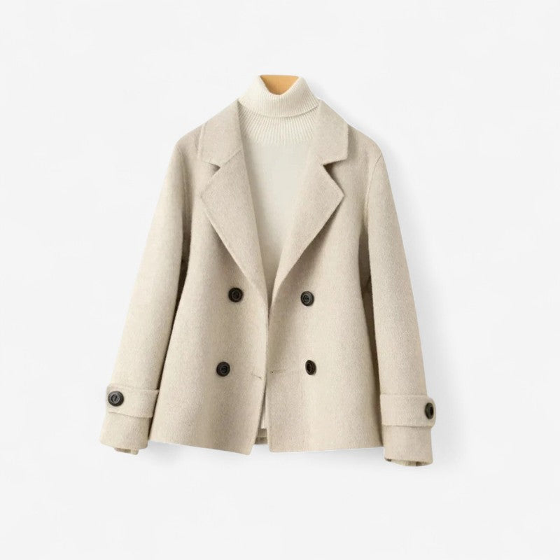 Maria – Jas met lange mouwen, reverskraag en knopen Velani