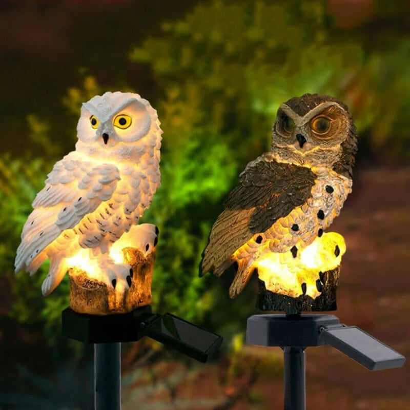 Noctyra – Solar LED Garden Light with Owl Design