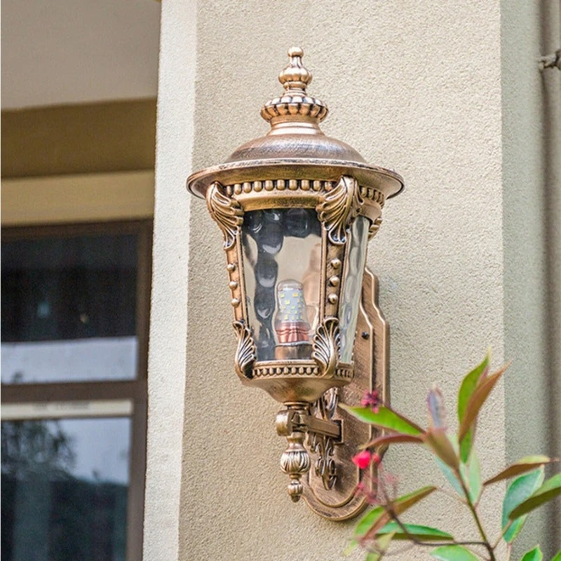 LumoCrest – Creative Wall Lamp for Outdoor Spaces