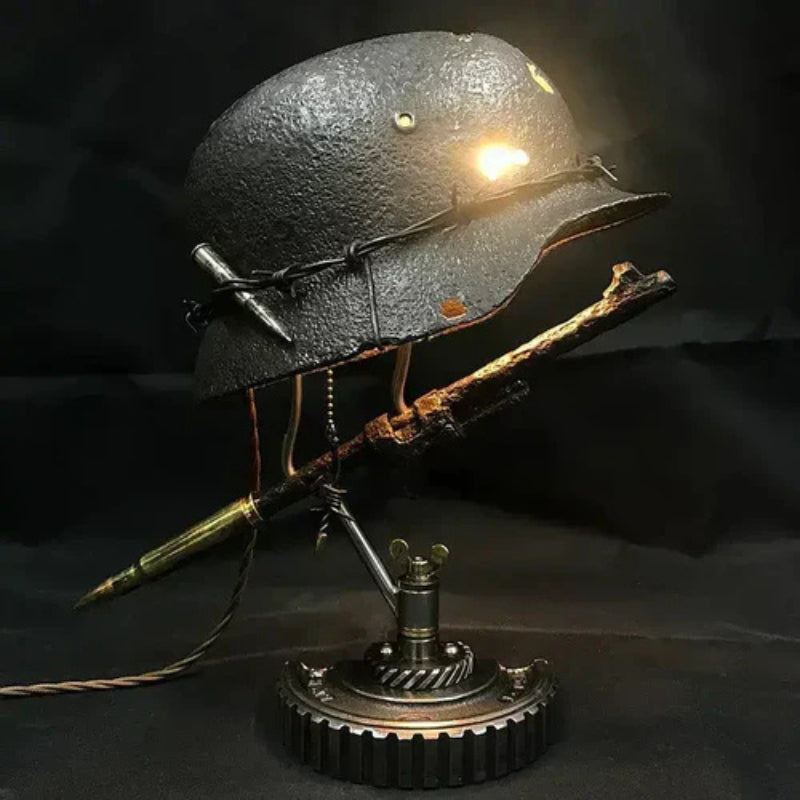 HelmoGlow – Helmet Lamp USB Desk Lighting for Home Decor