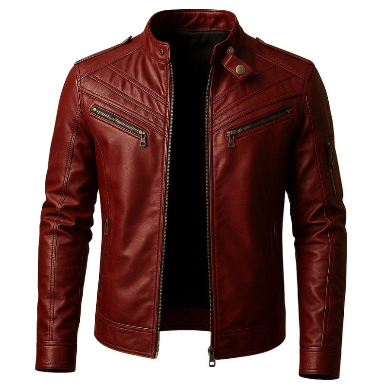 Jonas - Jas met lange mouwen, rits en zijzakken Velani