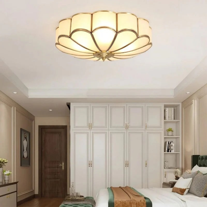 FloraGlow – LED Ceiling Lamp with Floral Design