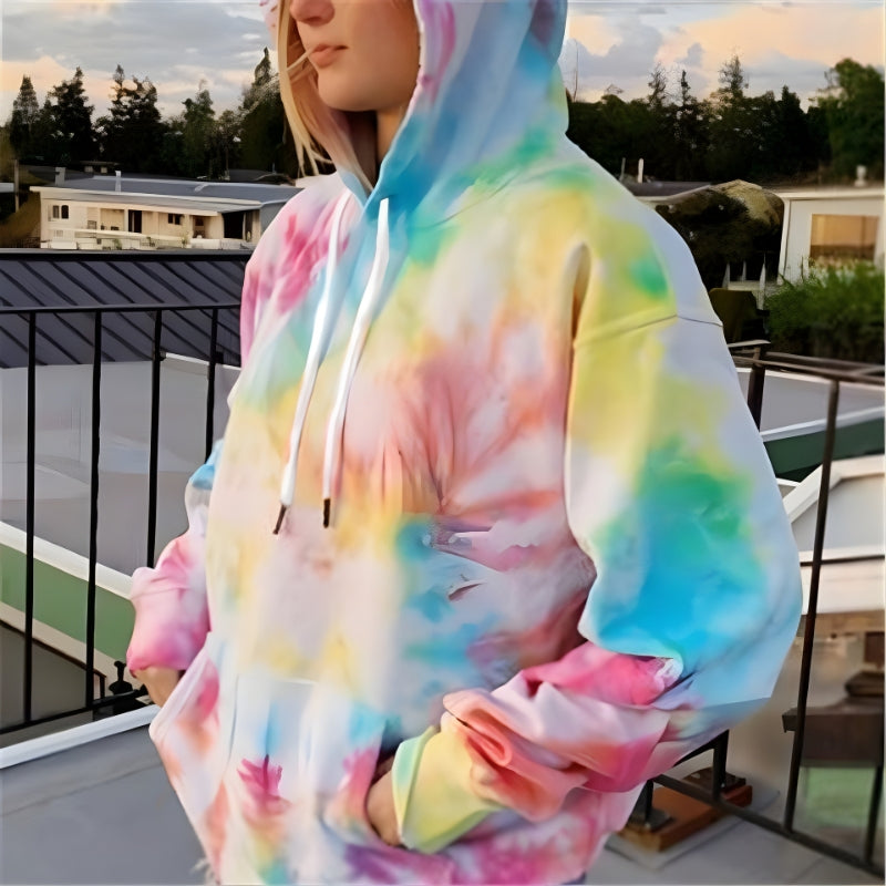 Emma – Long Sleeve Hoodie with Pocket Design