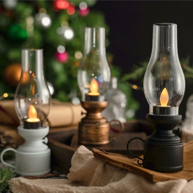 GlowFlicker – Battery-powered LED Candle Lamp for Cozy Lighting