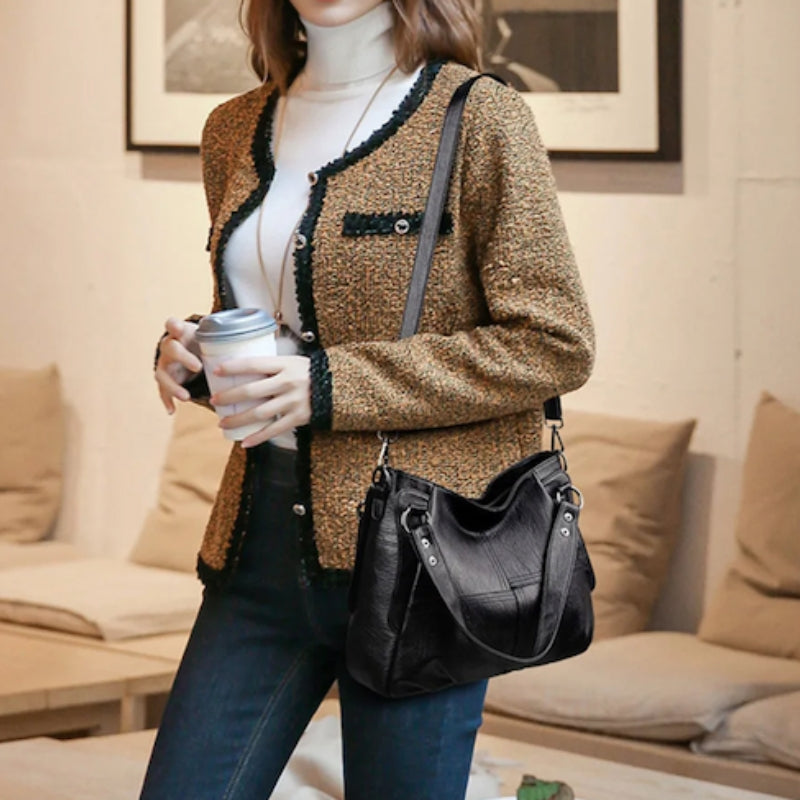 Selina – Handtas met Grote Inhoud en Verstelbare Schouderriem Velani