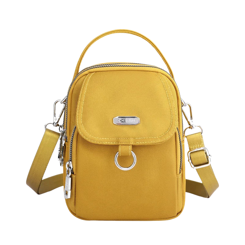 Emma – Handtas met Verstelbare Schouderband en Meerdere Ritsvakken Velani