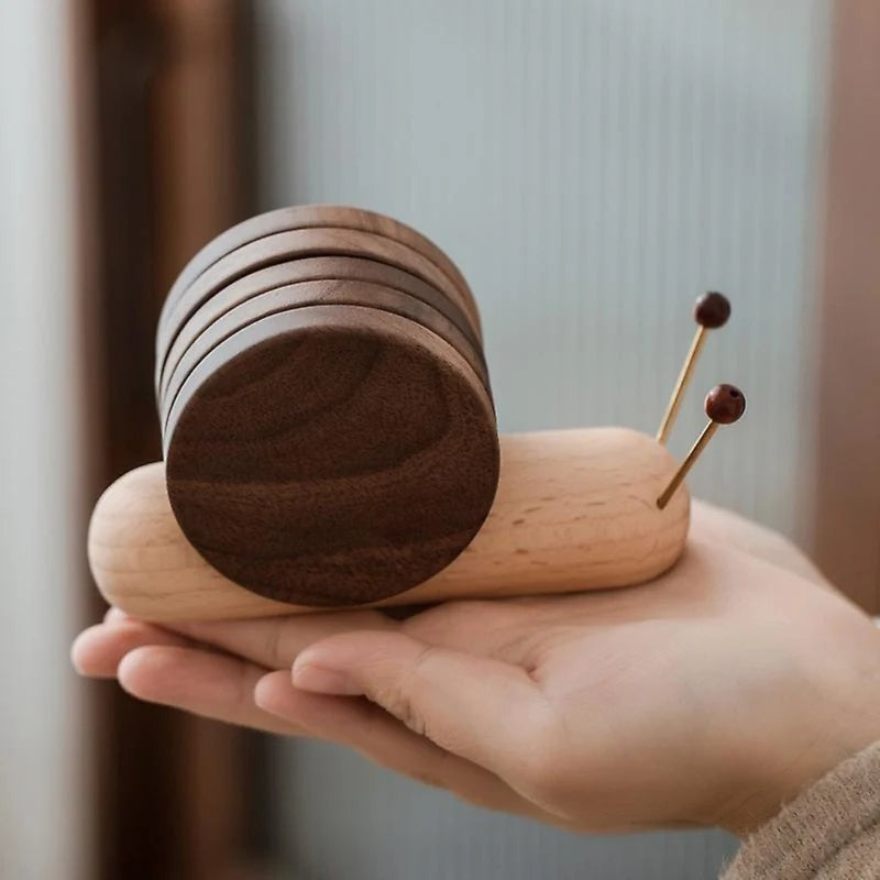 CozyNest – Snail Design Cup Coaster