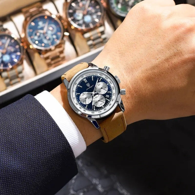 Ethan – Watch with Adjustable Strap and Clear Number Display