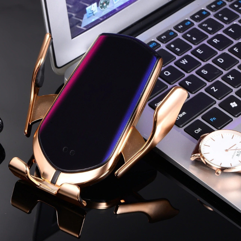 Mobile Phone Holder with Automatic Charging