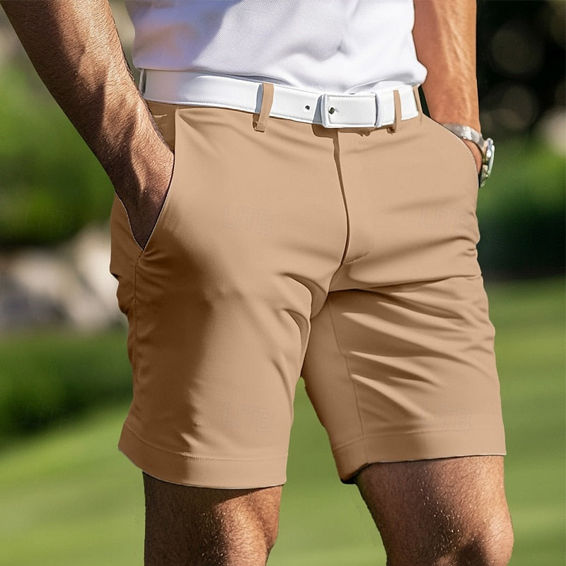 Men's Casual Shorts with Zipper Fly