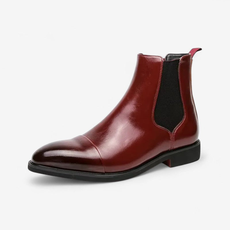 Julian – Enkellaarzen met Puntige Neus en Anti-Slip Zool Velani