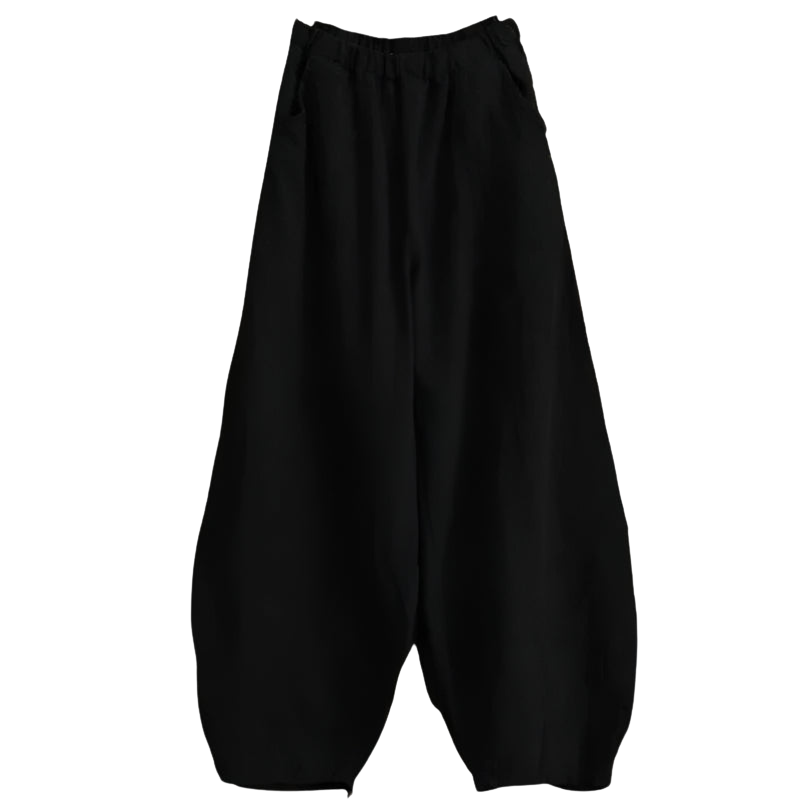 Naleya – Wijde Broek met Zakjes en Losse Pasvorm Velani