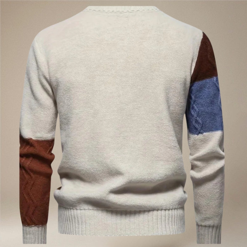 Julianus – Slim fit trui met lange mouwen en print Velani