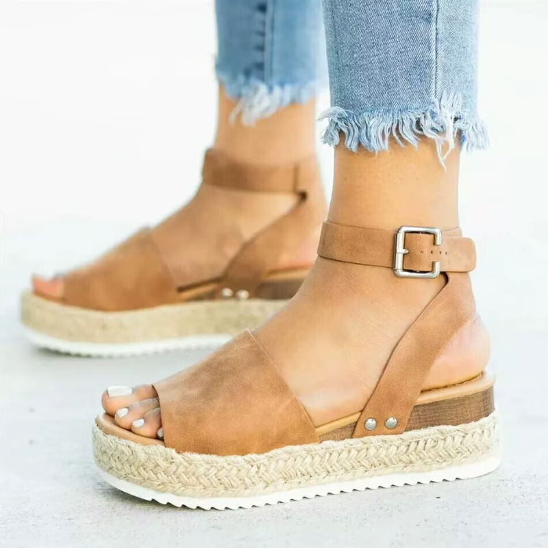 Women's Sandals with Thick Heel