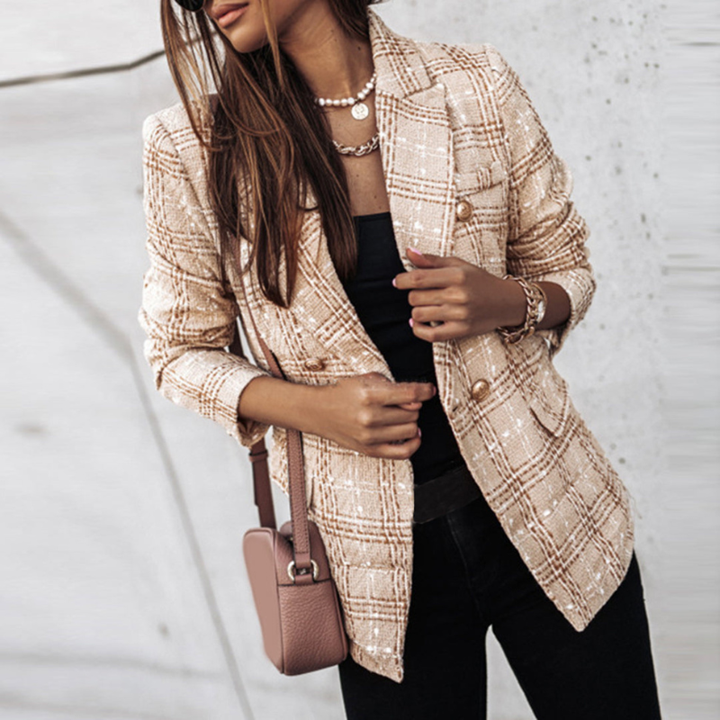 Eliana – Blazer met klassieke knoopsluiting en lange mouwen Velani