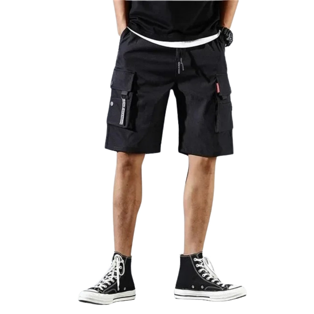 Jesse – Cargo Shorts met Elastische Tailleband en Meerdere Zakken Velani