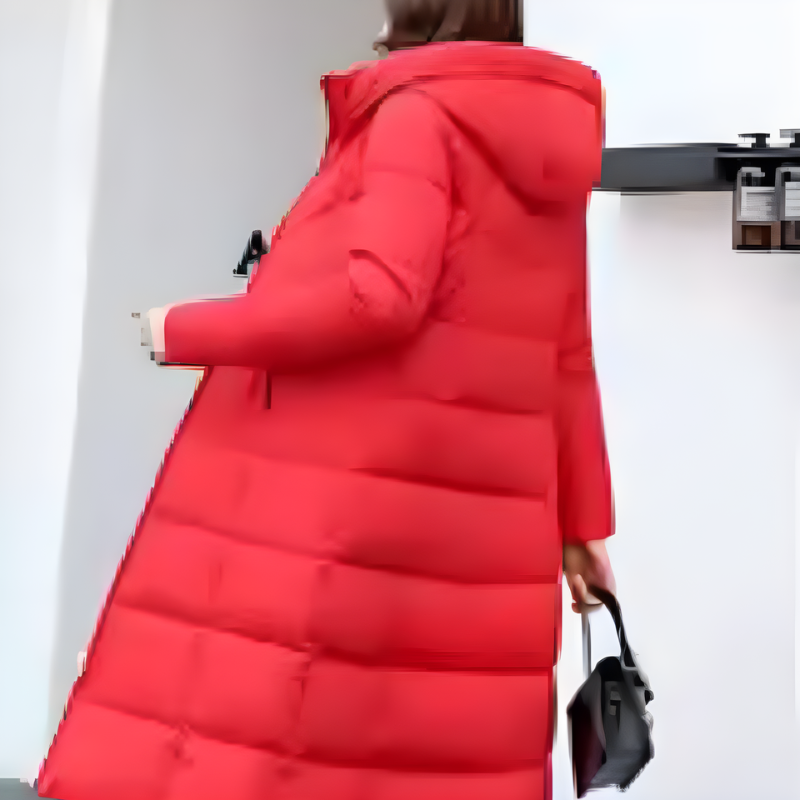 Camila – Lange jas met ritsopening en lange mouwen Velani