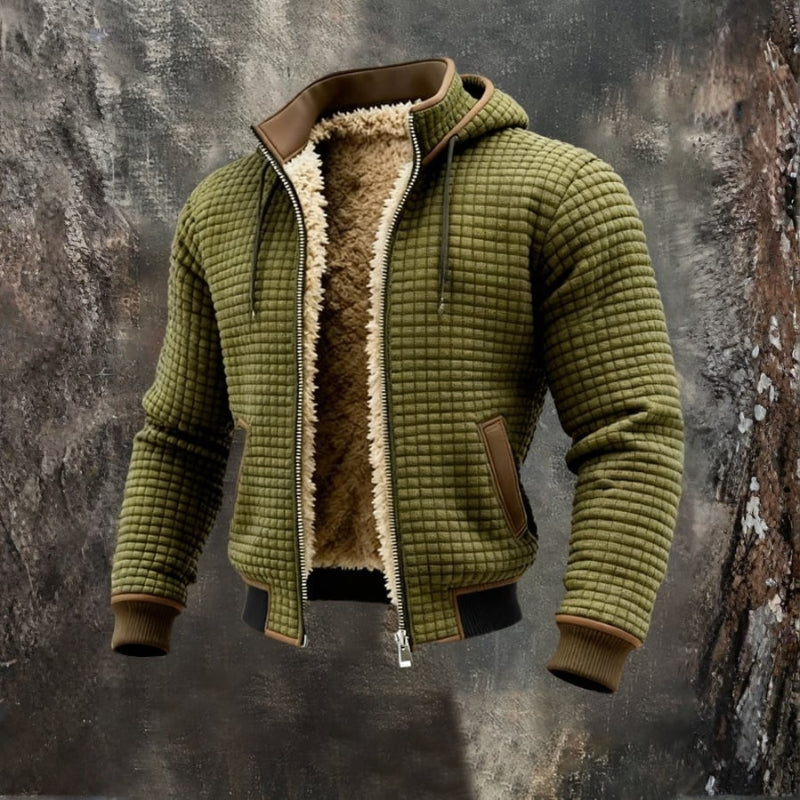 Logan – Long Sleeve Jacket with Zipper Closure and Pocket