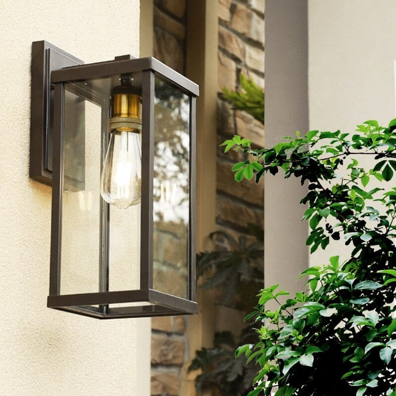 BrightEra – Wall Lamp with Curved Stand and Cage Design