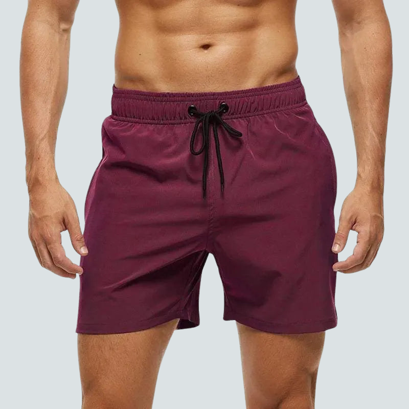 Men's Lightweight Breathable Shorts with Elastic Waistband