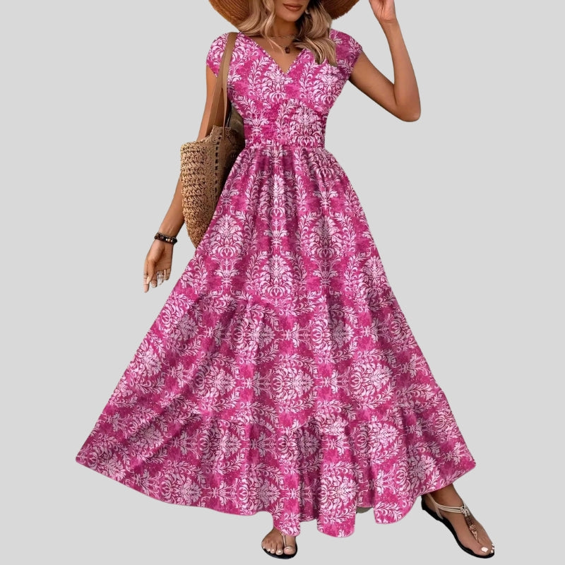Women’s Maxi Dress Sleeveless V Neck