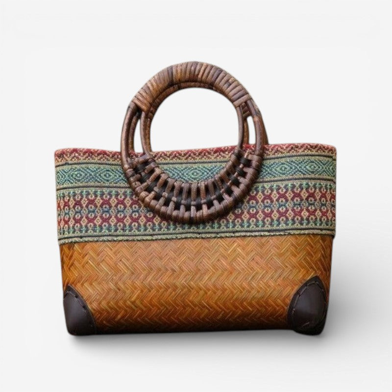 Zoe – Women's Handbag with a Cheerful Pattern and Zip Pocket