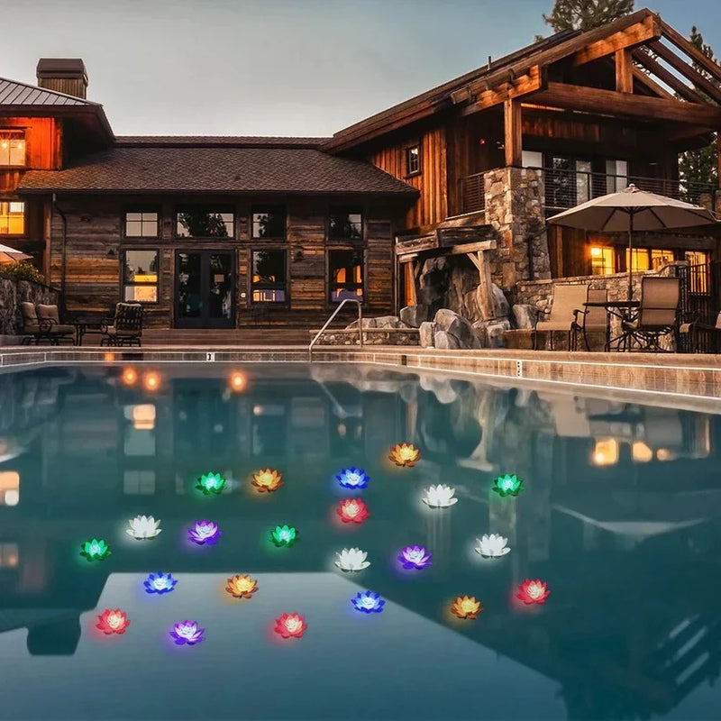 AquaGlow – Floating LED Pond Lamp with Waterproof Design