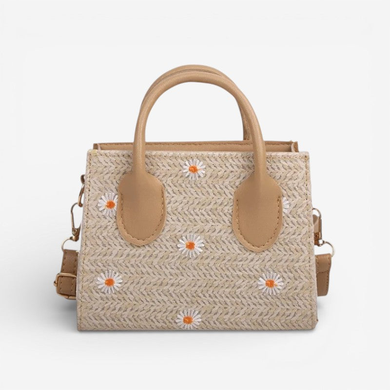Ava – Women's Floral Print Shoulder Bag with Handles