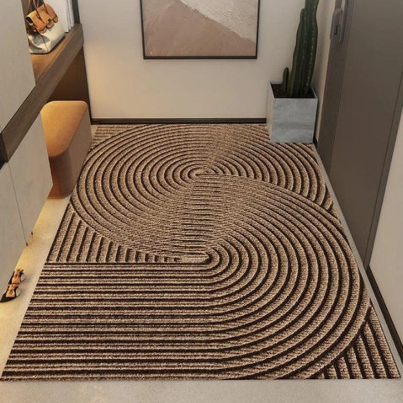 CleanStep – Geometric Wave Entrance Doormat with Non-Slip Base