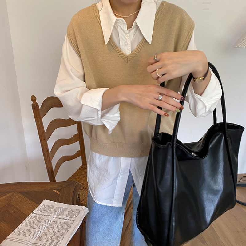 Olivia – Large Capacity Tote Bag with Zipper