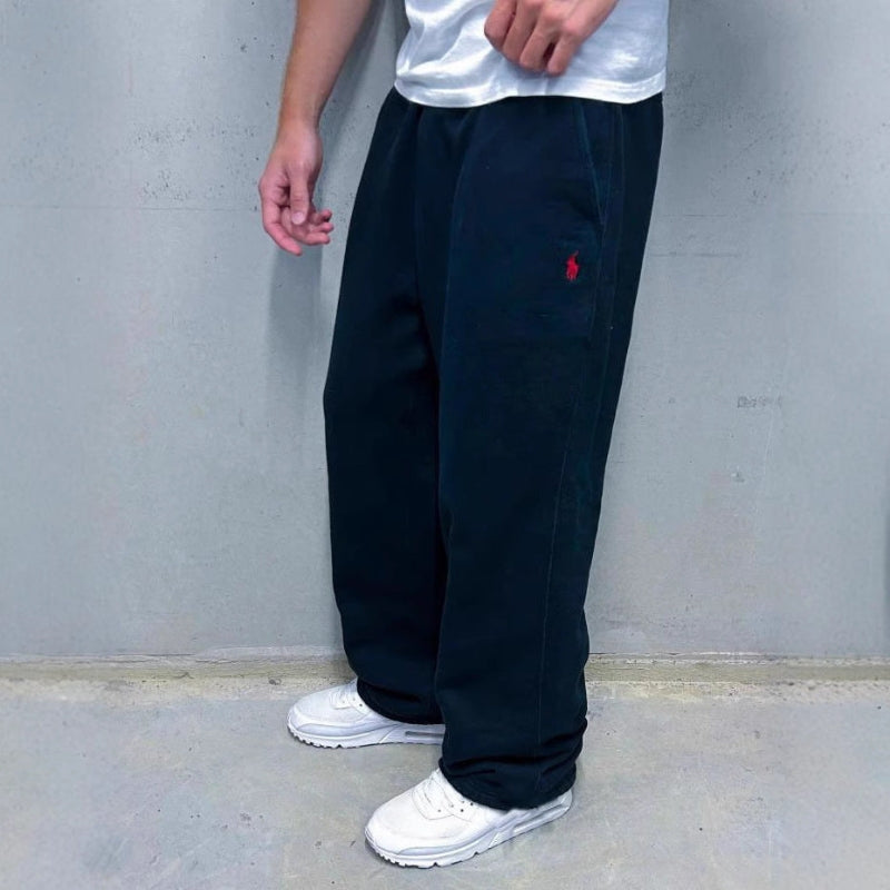 Oliver – High Waisted Wide Leg Trousers with Side Pockets