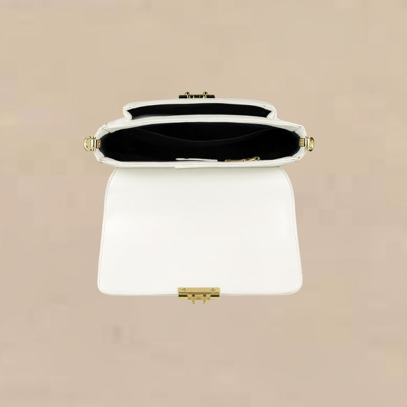 Structured Crossbody Bag with Adjustable Strap