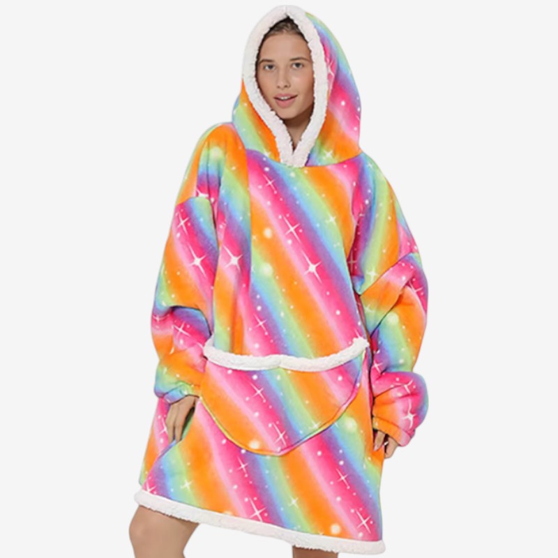 Long Sleeve Hoodie with Oversized Casual Fit