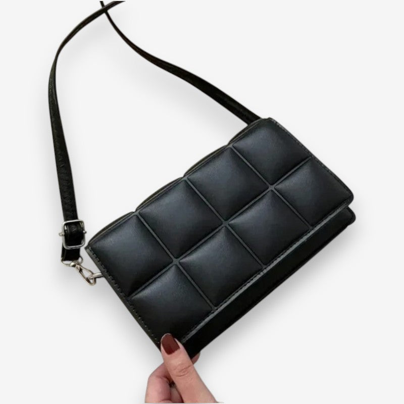 Lily – Women's Cube Bag with Button Closure