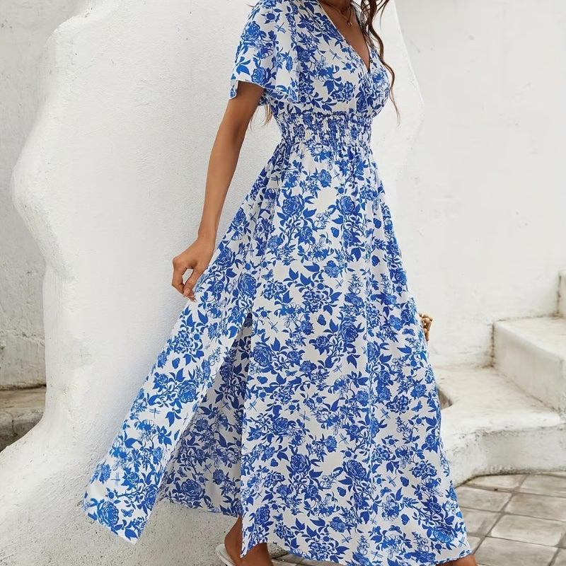 Women’s Maxi Dress V Neck
