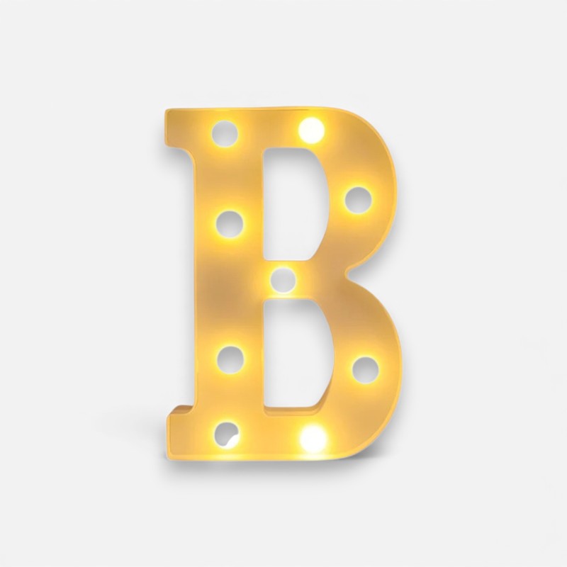 GlowLetter – Decoratieve LED Letter met Modern Ontwerp Velani