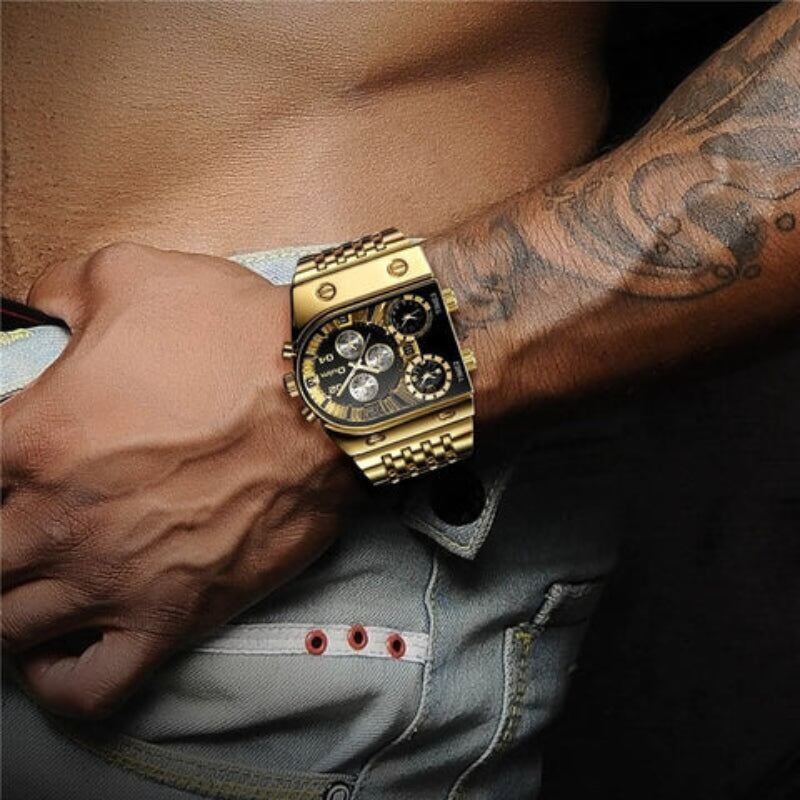 Gideon – Sports Watch with Multi-Time Zone Dial and Adjustable Strap