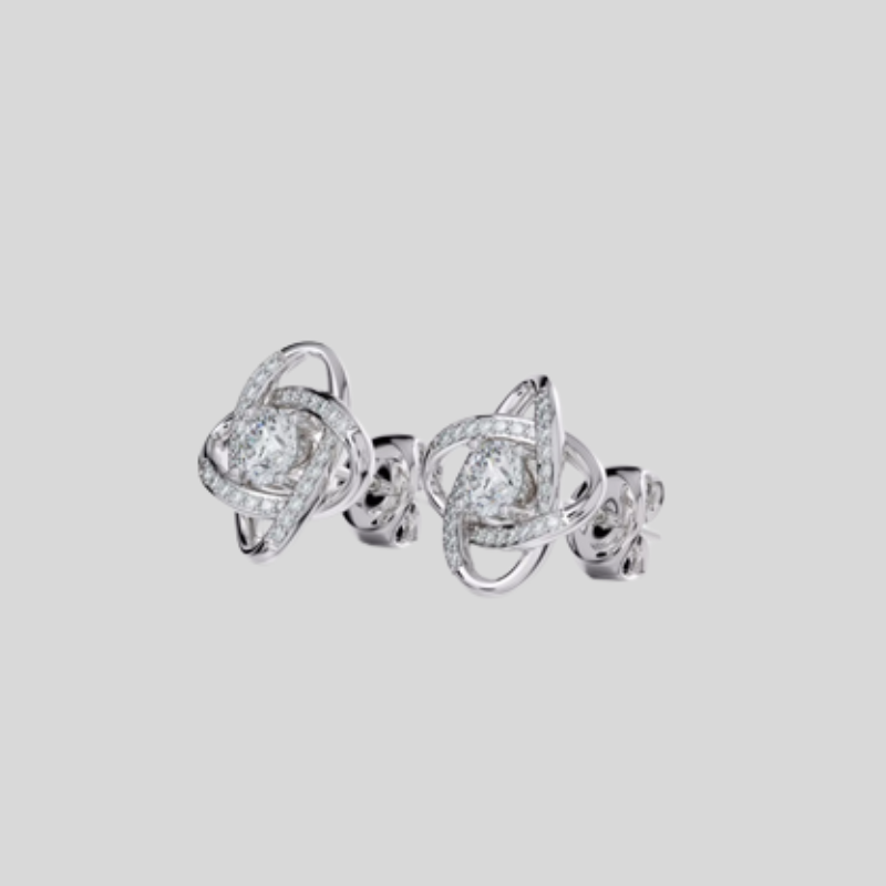 Wrapped Design Earrings for Daily Wear