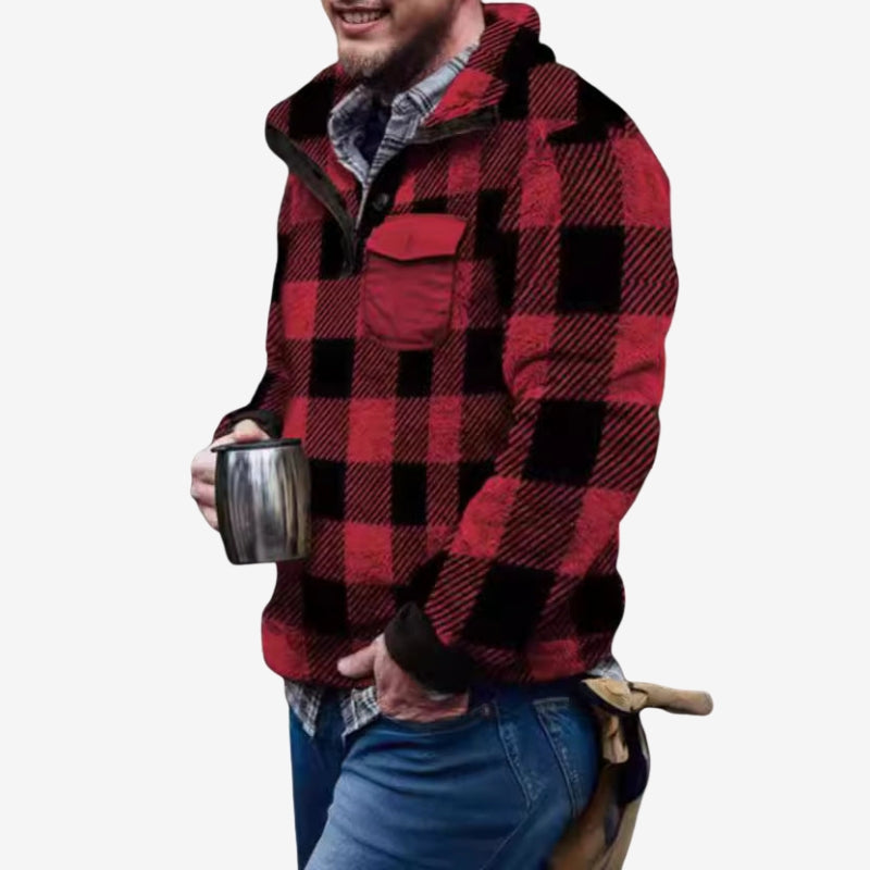 Liam – Long Sleeve Jacket with Standup Collar