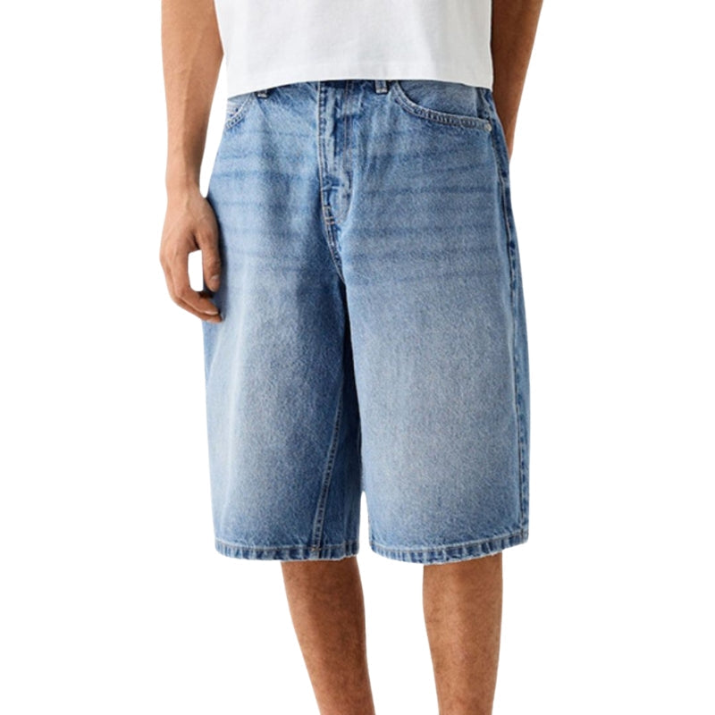 Lukas – Losse pasvorm Shorts met Wijdere Pijpen en Zakjes Velani