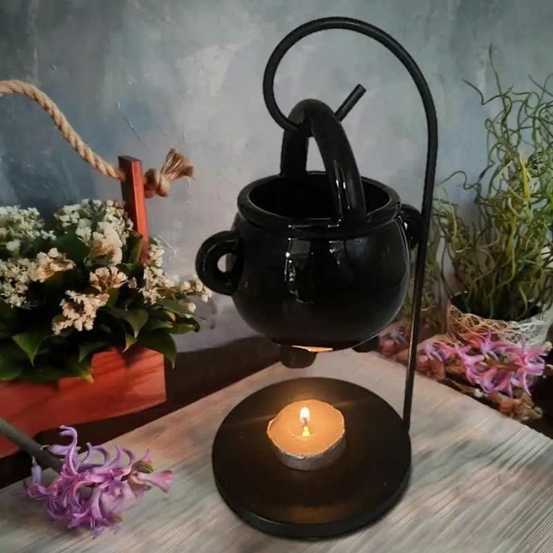 GlowCurve – Candle Holder with Curved Stand and Aroma Diffuser