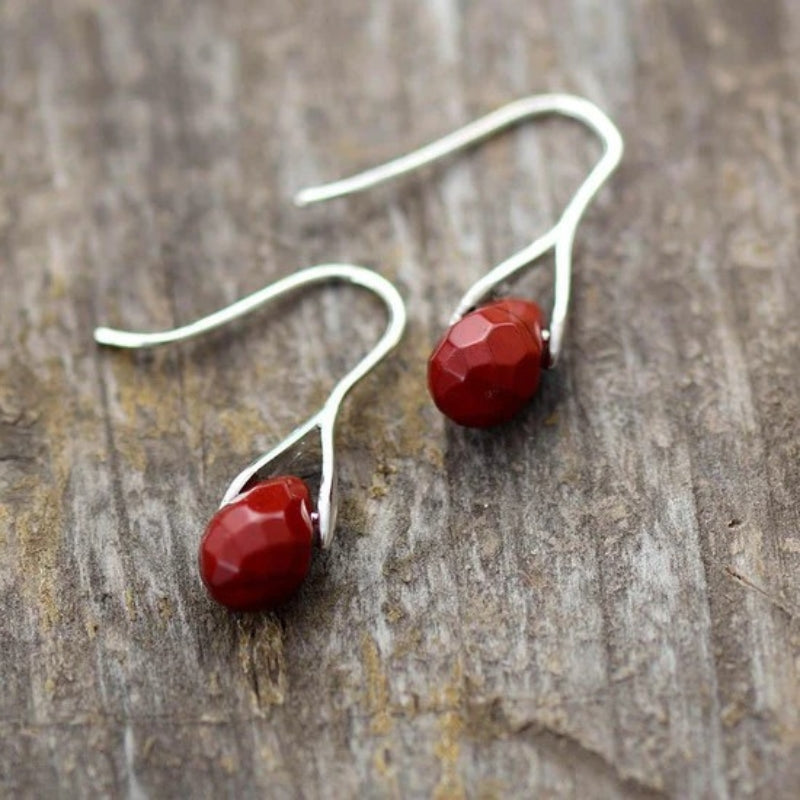 Senna – Handmade Gemstone Earrings Lightweight