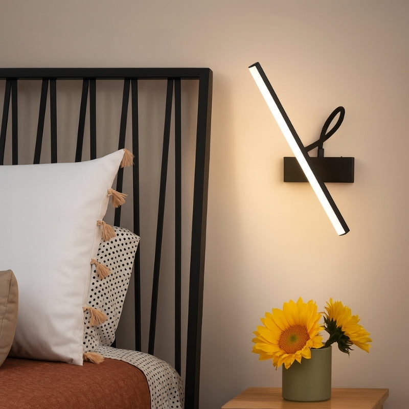 FlexiGlow – Oplaadbare LED Wandlamp met Verstelbaar Ontwerp Velani