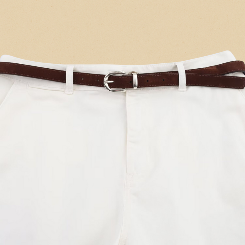 Women's Pleated Front Casual Shorts