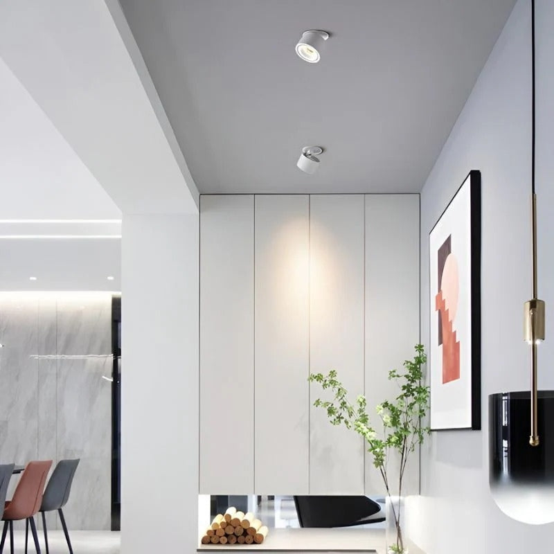 LumiSpin – Rotating LED Ceiling Light with Round Shape