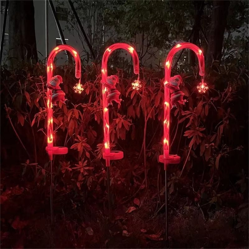 CandyGlow – LED Decoratieve Graslamp met Suikerstok Ontwerp Velani