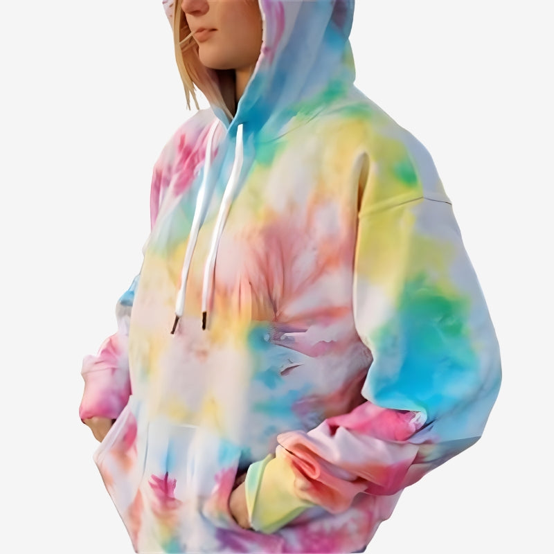 Emma – Long Sleeve Hoodie with Pocket Design