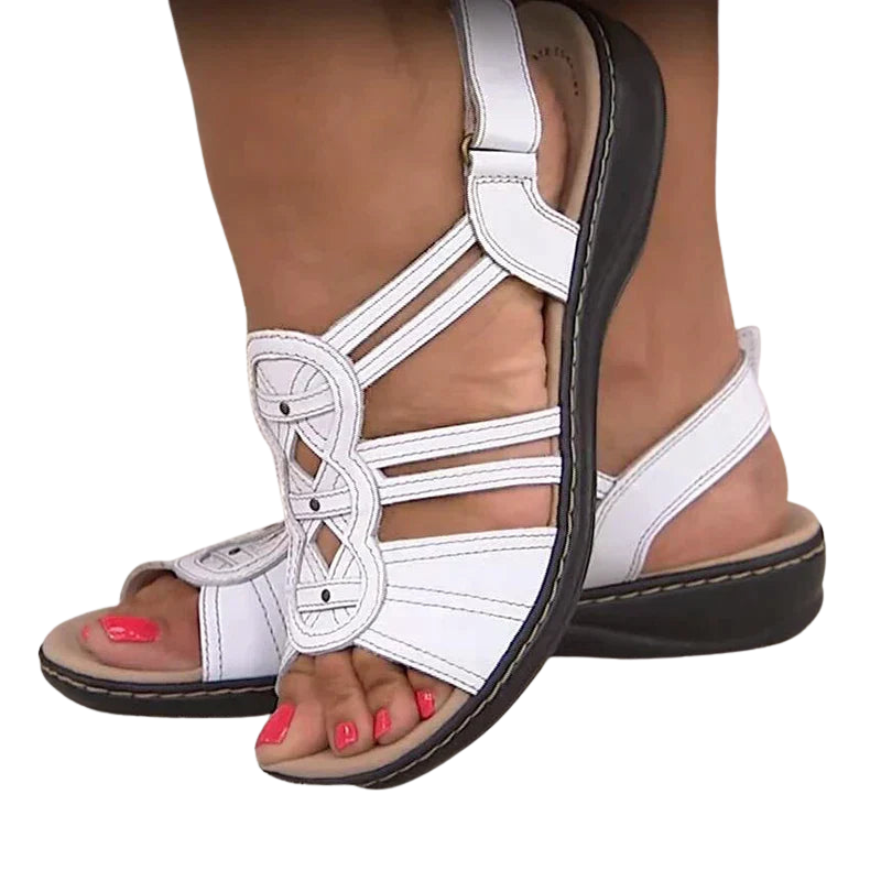 Jessica – Sandalen met Verstelbare Enkelband en Platte Zool Velani