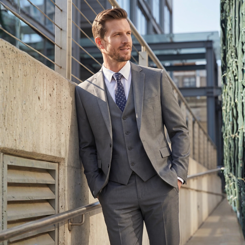 Men's Tailored Slim Fit Suit