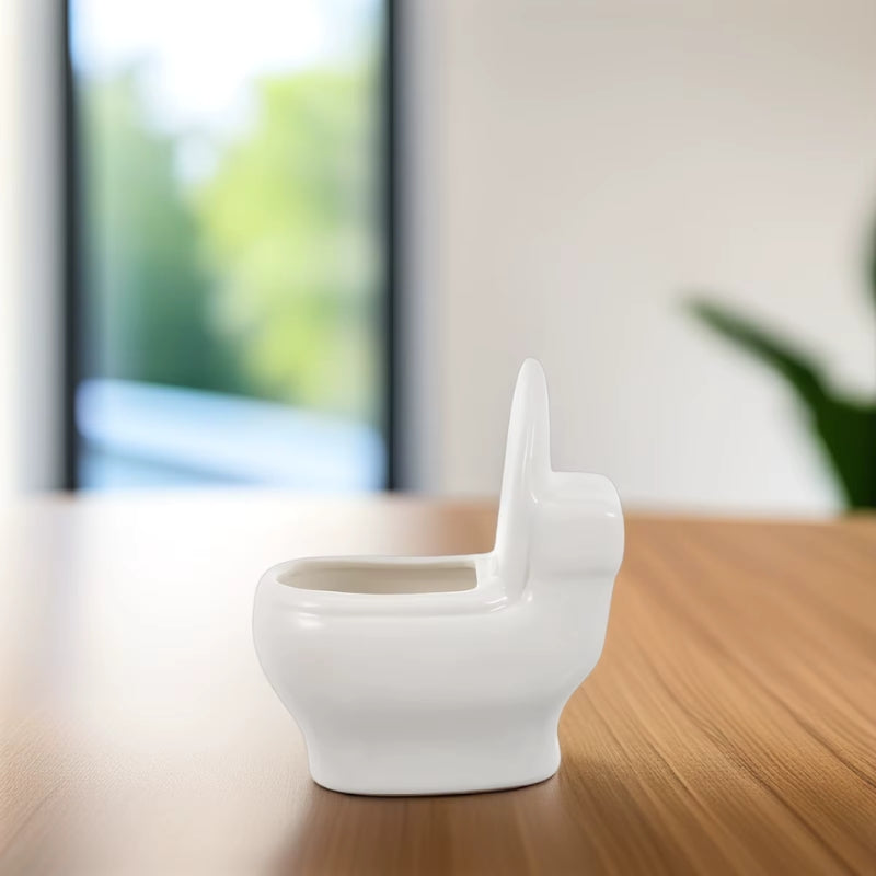 PottyCharm – Toilet-Shaped Succulent Planter